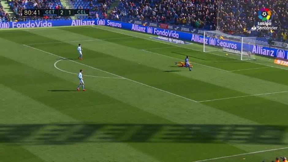 Doblete de Mata en el Getafe 3-1 Celta