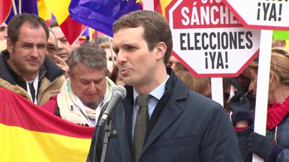 Casado pide que el resultado del 26-M sea una "censura" a Sánchez