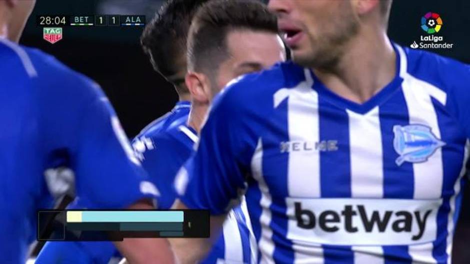 LaLiga (J24): Resumen y goles del Betis 1-1 Alavés