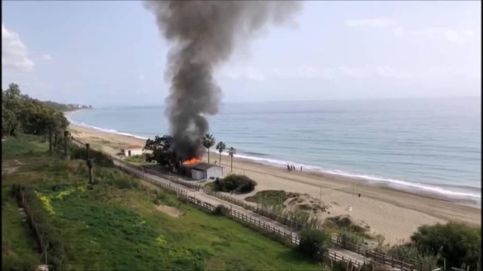 Incendio en Marbella