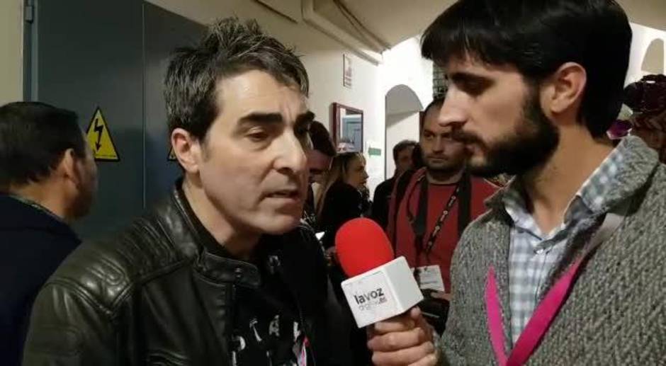 Entrevista al autor de carnaval Antonio Martínez, en Cuartos de Final del Concurso del Carnaval de Cádiz.