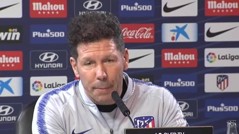 Simeone pide perdón a los ofendidos por su gesto tras la victoria ante la Juve