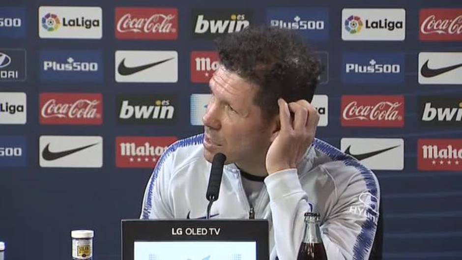 Simeone sobre el clásico: "Lo que le interesa al aficionado del Atlético de Madrid es que gane el Atlético de Madrid"