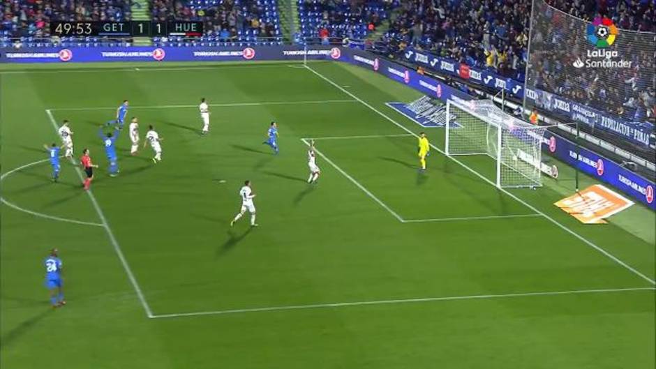 Gol de Jaime Mata (1-1) en el Getafe 2-1 Huesca