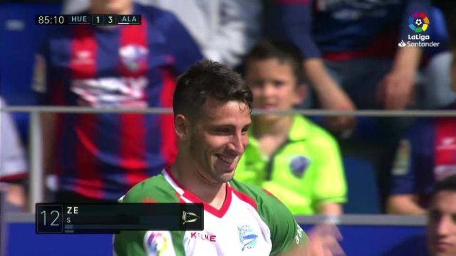 LaLiga Santander (J28): Gol de Calleri (1-3) en el Huesca 1 - Alavés 3