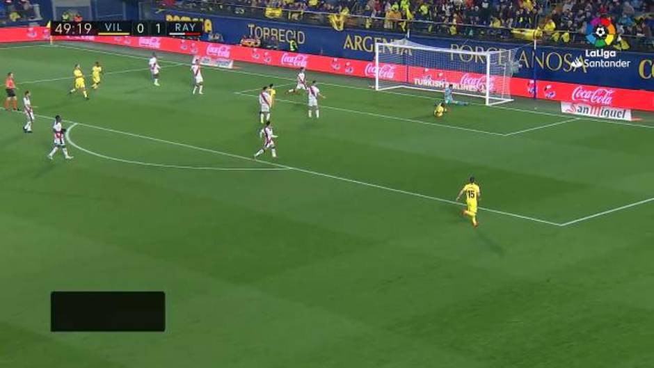 Gol de Ekambi (1-1) en el Villarreal 3-1 Rayo Vallecano