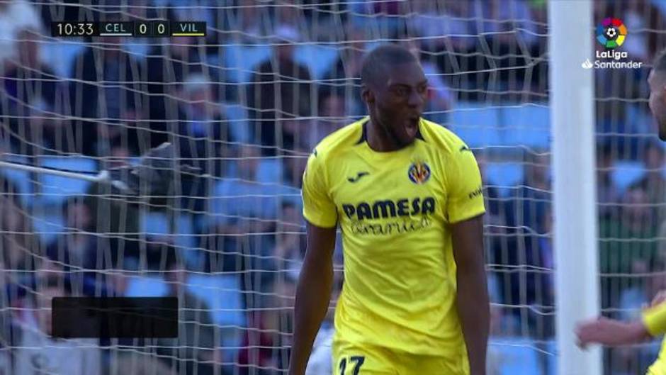 Gol de Toko Ekambi (0-1) en el Celta 3-2 Villarreal