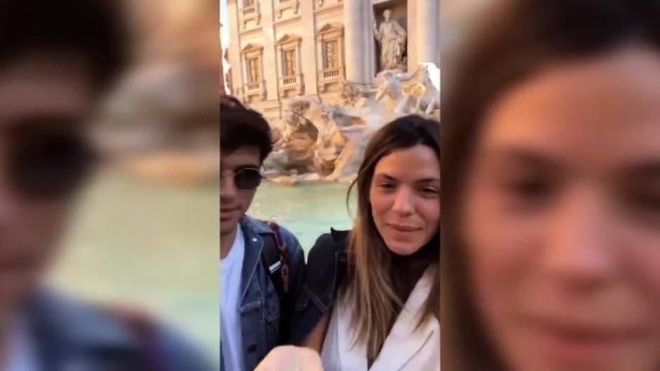 Laura Matamoros y Daniel Illescas, enamorados por Roma