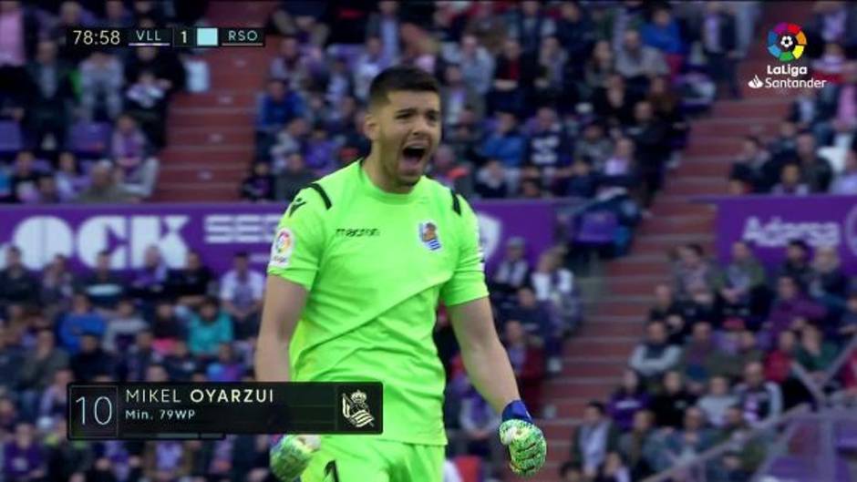 LaLiga (J29) Gol de Oyarzabal en el partido Real Valladoild 1-1 Real Sociedad
