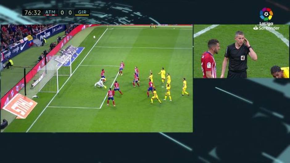 Gol de Godín (1-0) en el Atlético de Madrid 2-0 Girona