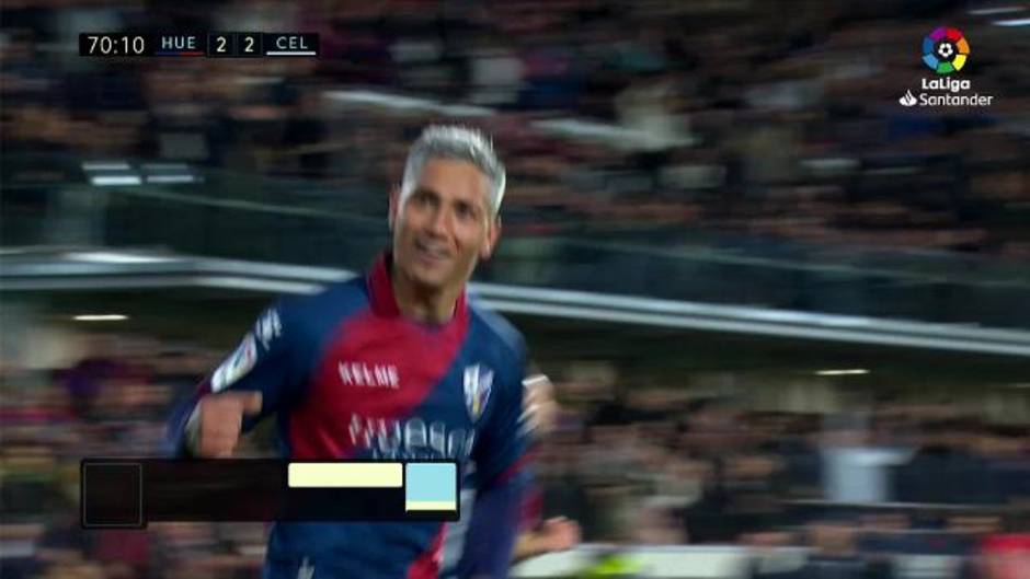 Gol de Ezequiel 'Chimy' Ávila (2-2) en el Huesca 3-3 Celta