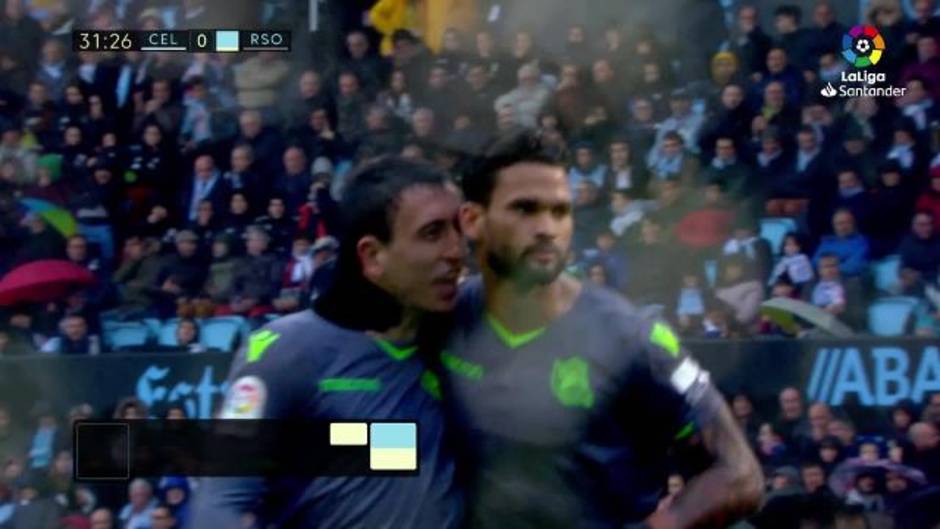 LaLiga (J31): Gol de Willian José (0-1) en el Celta 3-1 Real Sociedad