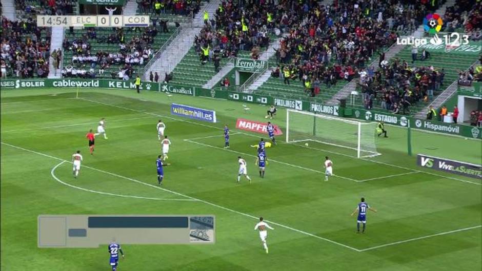 Gol de Nino (1-0) Elche 1-0 Córdoba