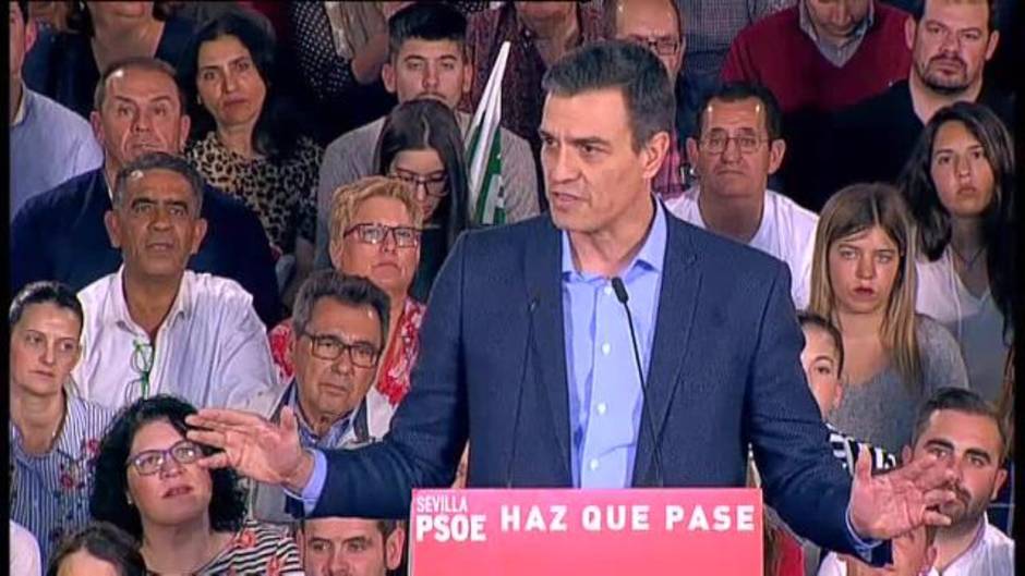 Sánchez: "El Gobierno del Partido Socialista dialoga con todos, pero siempre dentro de la Constitución"