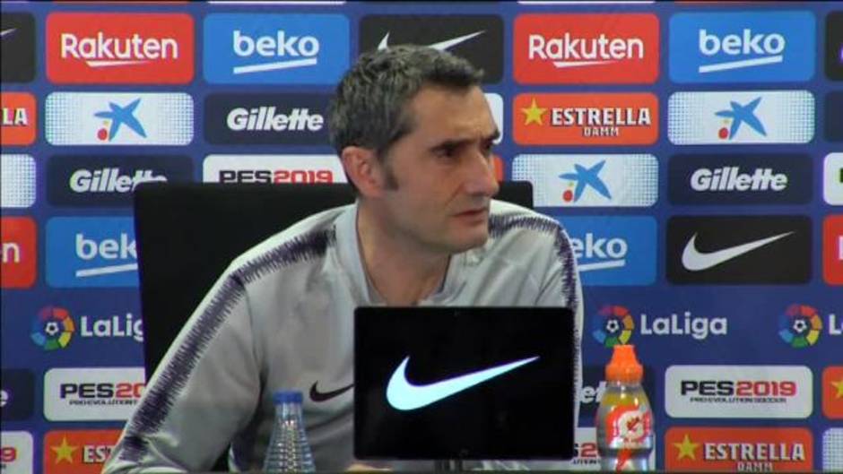 Valverde: "Es posible que Messi descanse"
