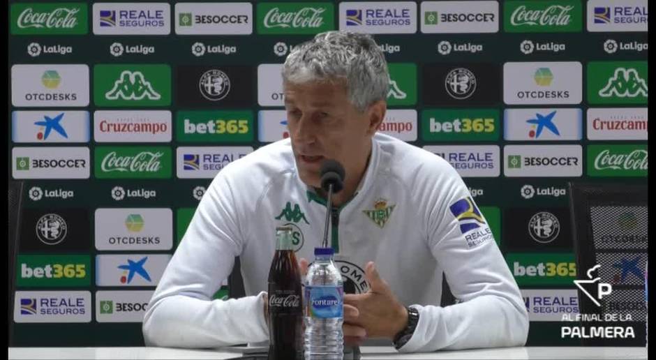 Sevilla - Betis, Setién: "Igual ellos deben tener un poco más de temor"