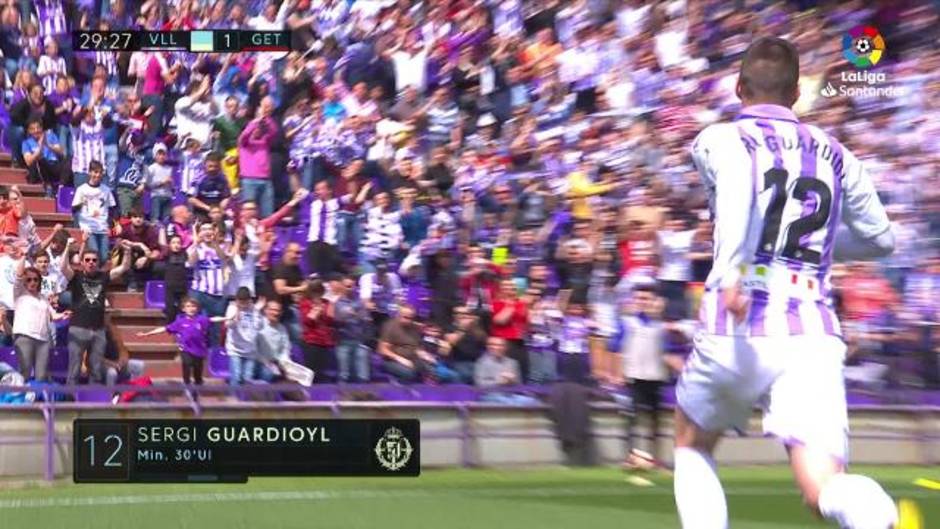 LaLiga Santander (J32) Empate de Guardiola en el Real Valladolid 2-2 Getafe