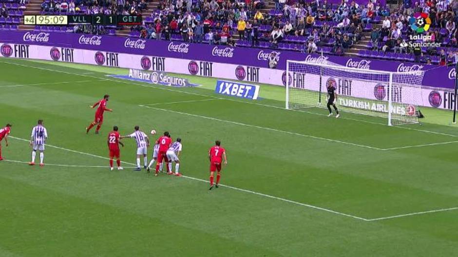 LaLiga Santander (J32) Empate definitivo de Molina en el Real Valladolid 2-2 Getafe