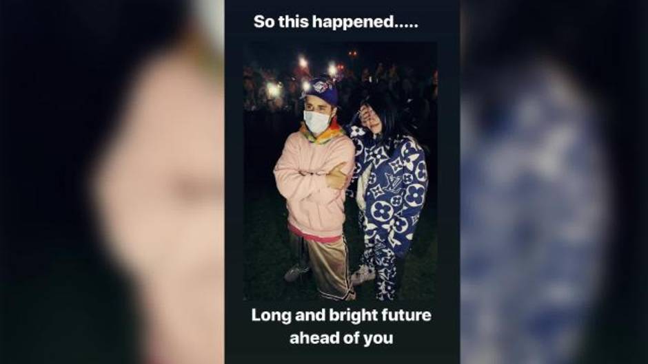 Justin Bieber y Billie Eilish se encuentran en Coachella