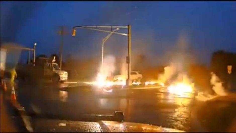 Escapa de morir electrocutado