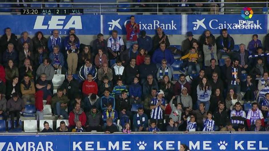 LaLiga Santander (J33), lesión de Guidetti en el Alavés 2-2 Real Valladolid