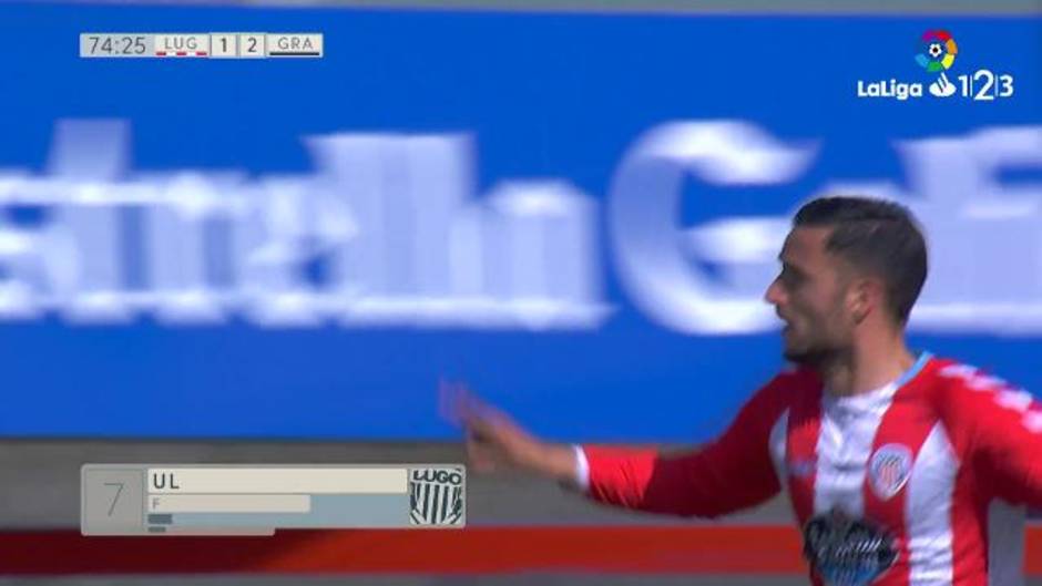 LaLiga123: Gol de Christian Herrera en el Lugo 1-Granada 2