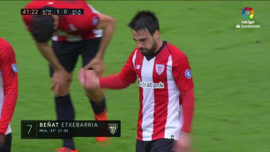 LaLiga Santander (J35): Gol de Beñat (1-0) en el Athletic-Alavés (1-1)