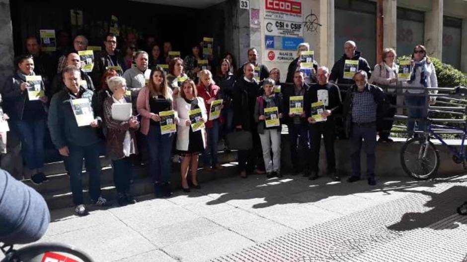 CCOO se concentran ante el Día Mundial de la Seguridad en el Trabajo