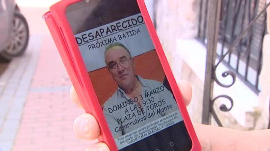 Continúo la búsqueda de Roberto García, desaparecido en Casarrubios hace dos meses