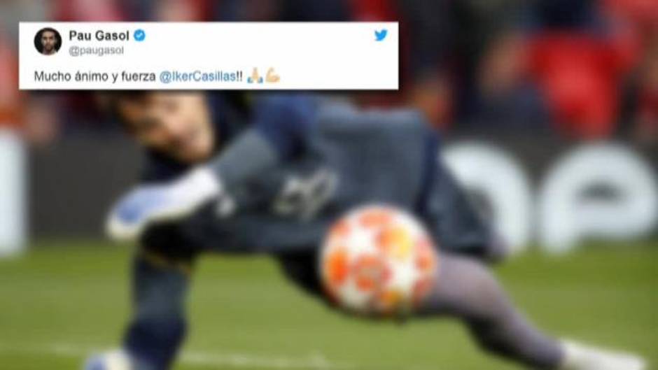 Las redes sociales se inundan con mensajes de apoyo a Iker Casillas