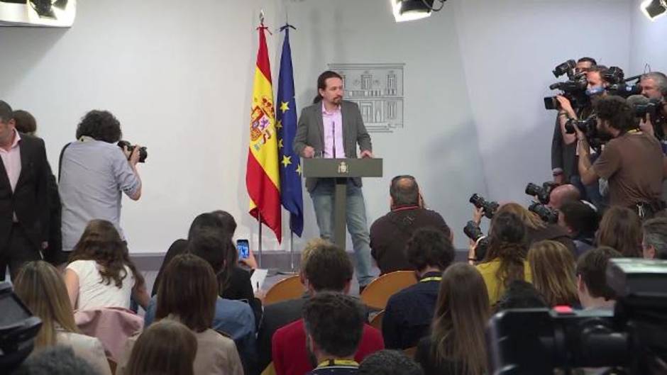 Iglesias no aclara si es posible un Gobierno de coalición