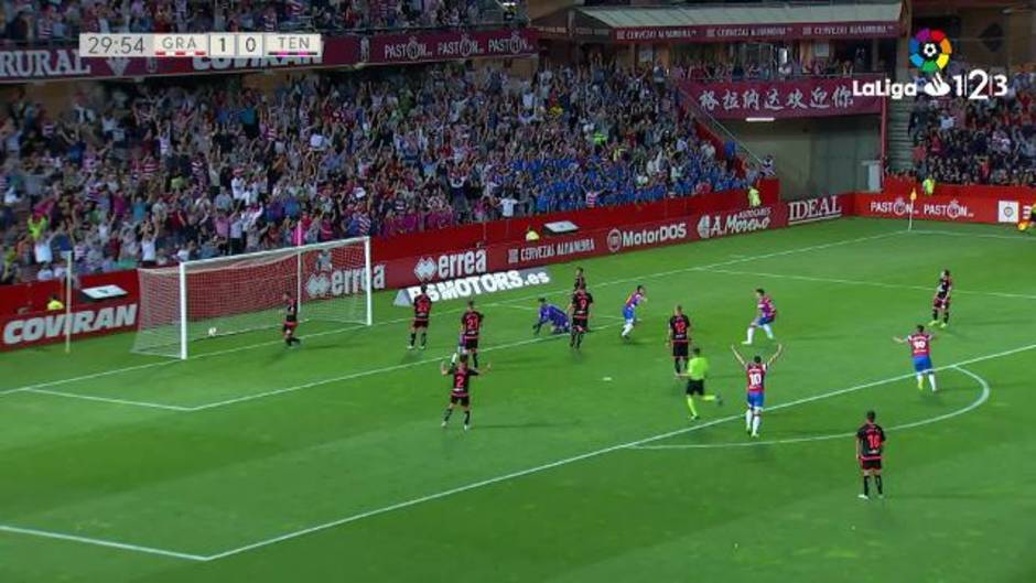 LaLiga 123 | Fede San Emeterio marcó el segundo gol del Granada CF 2 - 1 Tenerife