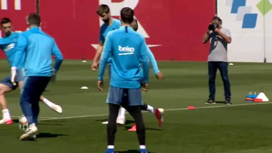 El Barça comienza a preparar la final de Copa ante el Valencia