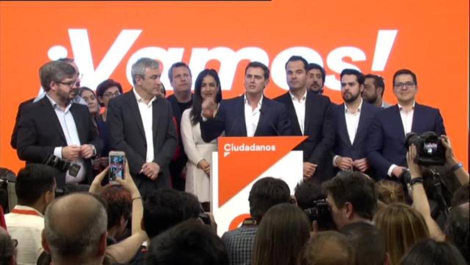 Rivera envía un mensaje a Sánchez: "La bandera de Madrid no es el populismo, es la libertad"