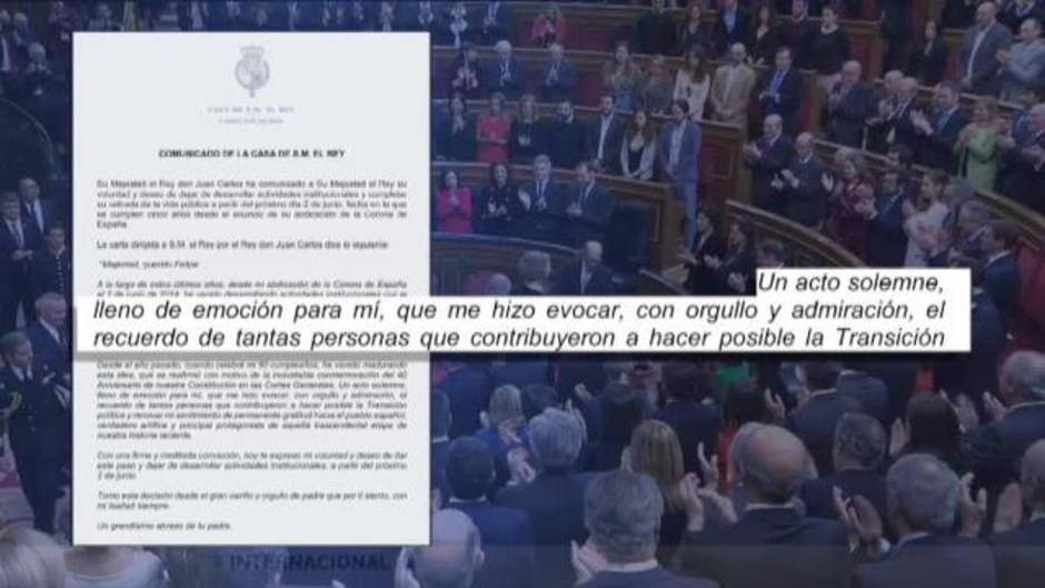 El rey Juan Carlos deja cualquier tipo de representación pública como rey emérito