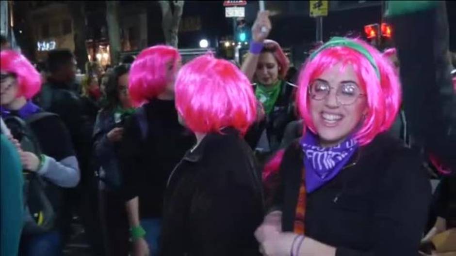 El movimiento feminista "Ni Una Menos" vuelve a tomar las calles de la capital argentina