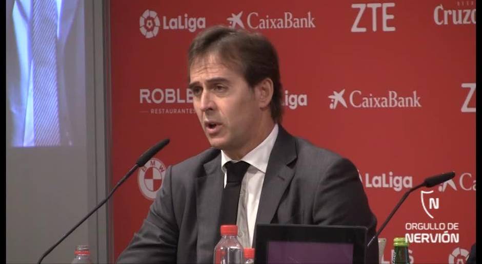 Lopetegui: “¿Banega y Sarabia? Son dos excelentes jugadores; todos lo sabéis”