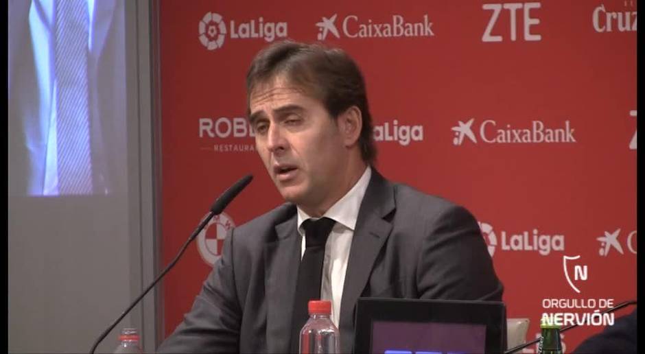 Lopetegui: “Estoy en el mejor equipo de Sevilla”