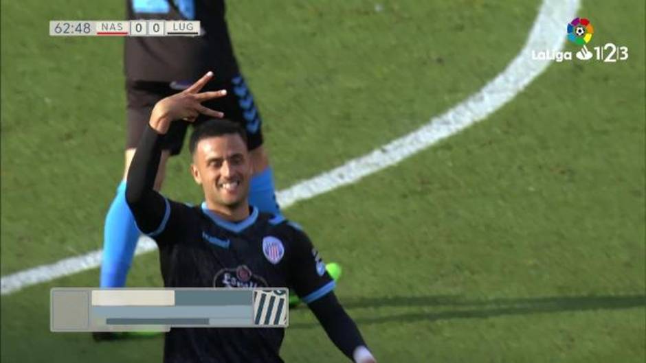 Gol de Cristian Herrera (0-1) en el Nàstic 1-1 Lugo