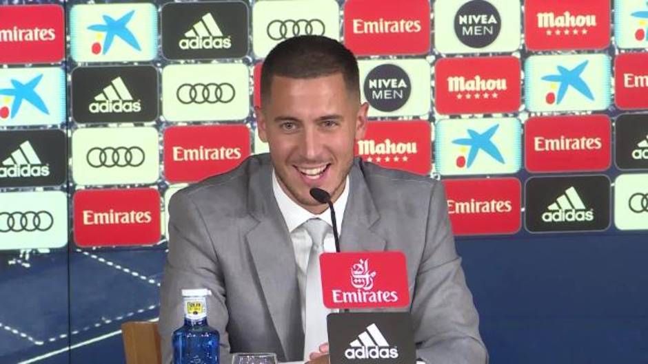 Así ha sido la presentación de Hazard como jugador del Real Madrid