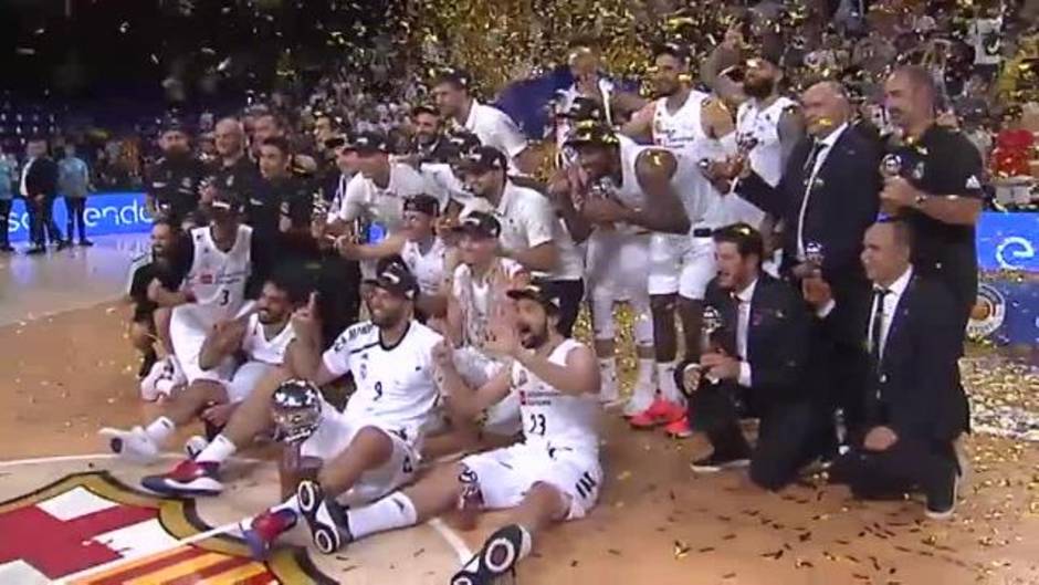 El Real Madrid se hace en Barcelona con su 35ª Liga de Baloncesto