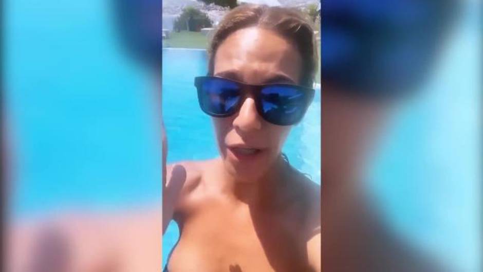 Tamara Gorro disfruta del día de piscina y 'unicornio challenge'