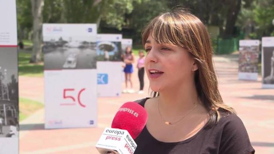 Una exposición de fotos celebra 50 años del Parque de Atracciones