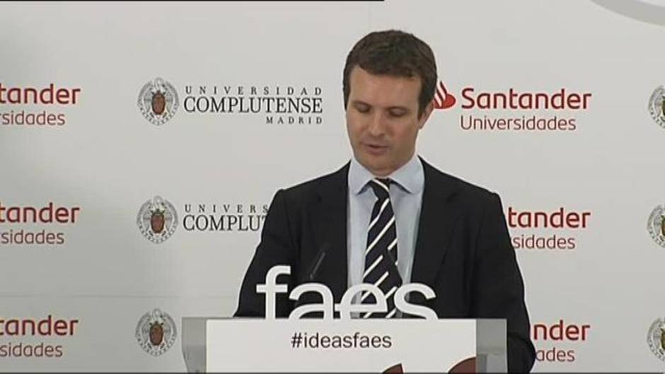 Pablo Casado sobre el PSOE: "Un gran partido que ha elegido un mal camino"