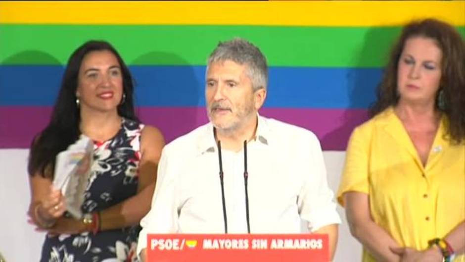 Grande-Marlaska sobre el PP: "Son la gasolina imprescindible para poner en riesgo nuestros derechos"