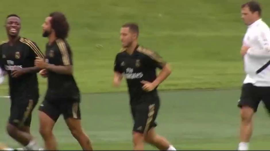 El Real Madrid realiza el segundo entrenamiento en Montreal