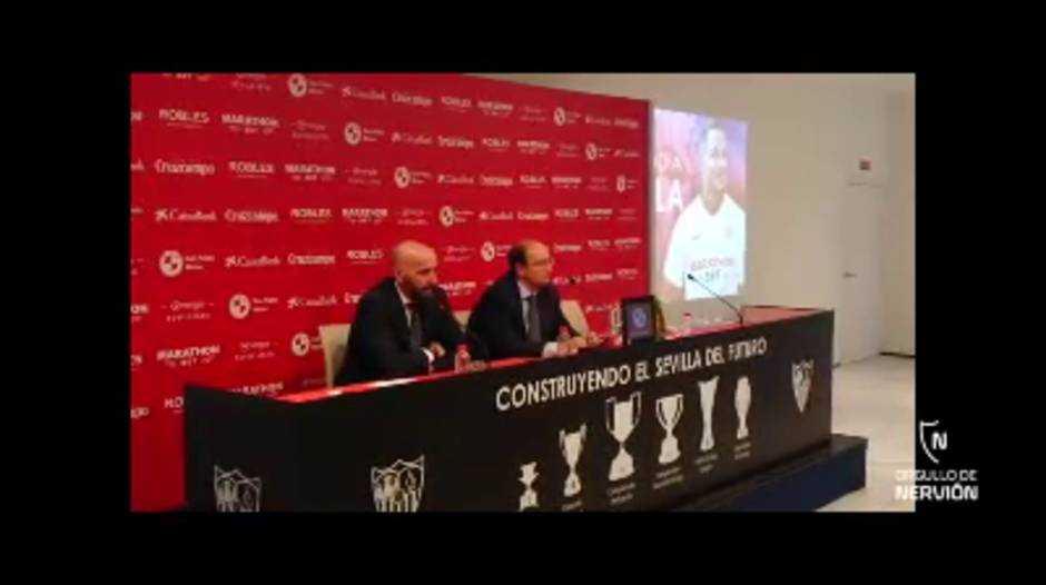 Monchi analiza la llegada del brasileño Fernando al Sevilla FC y el rumbo de su planificación