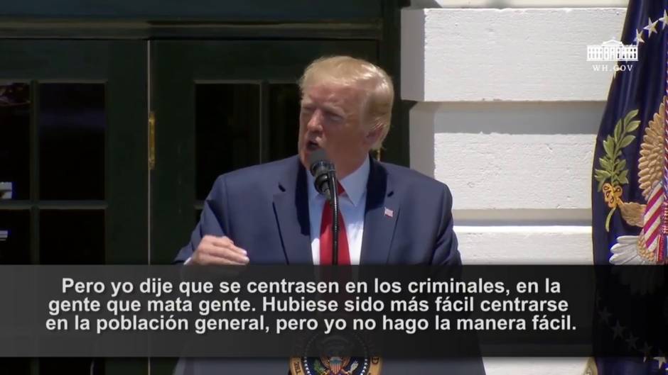 Trump dice que las deportaciones son un "éxito"