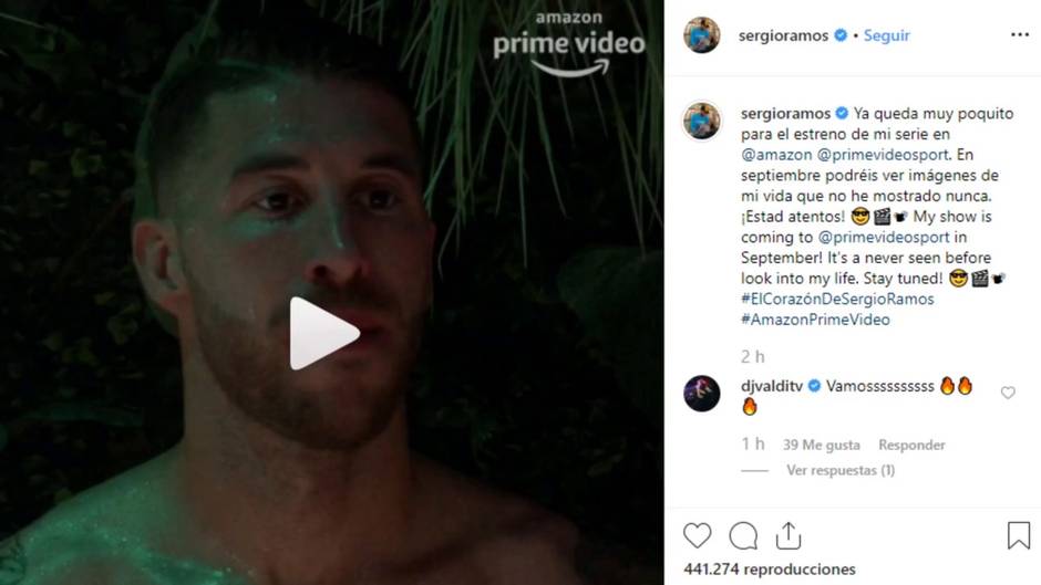 Sergio Ramos presenta un adelanto de su propia 'docuserie'