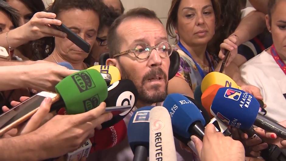 Echenique responde al PSOE que la contraoferta es "modesta"